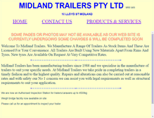 Tablet Screenshot of midlandtrailers.com.au